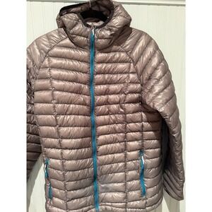 Ghost Whisperer Mountain Hardwear Men's Silver  Puffer Gorpcore Hiking L